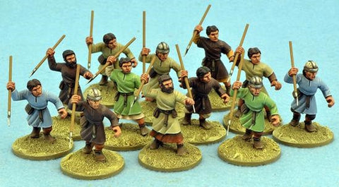 Gripping Beast - SAGA - SSP06 - Spanish levy with javelins - 28mm