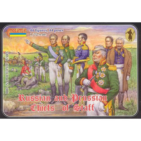 Napoleonic wars 1:72 Russian and Prussian chiefs of staff Strelets 0002 @