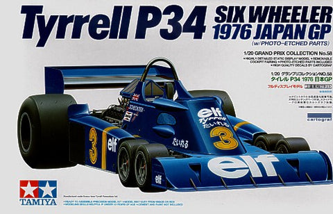 Tamiya 20058 - Tyrrell P34 1976 Japanese GP with etched parts - 1:20