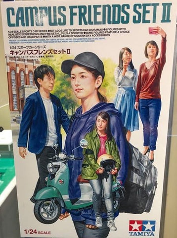 Tamiya 24356 - Campus Friends II Modern Figures - 1:24