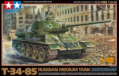 Tamiya - 32599 - Soviet T-34/85 - 1:48 - @