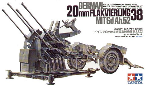 20mm Flakvierling 38 - 1:35 - Tamiya - 35091