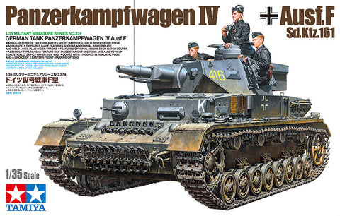 Tamiya - 35374 - Pz.Kpfw.IV Ausf.F The Last of the Short-Barreled Pz.Kpfw.IVs - 1:35