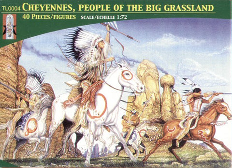 Cheyennes. People of the big grasslands - 1:72 - Lucky Toys - 7204