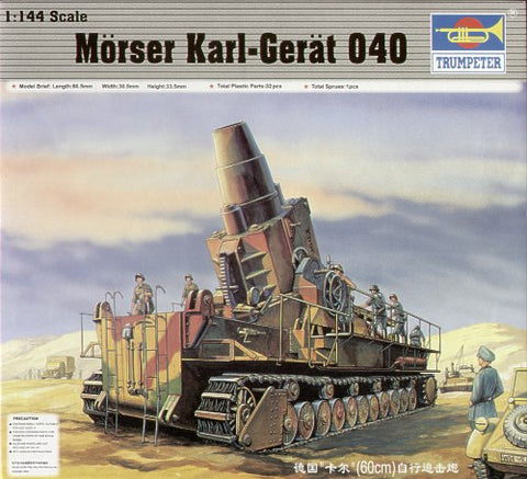 Trumpeter - 00101 - Morser Karl Gerat 040/041 - 1:144