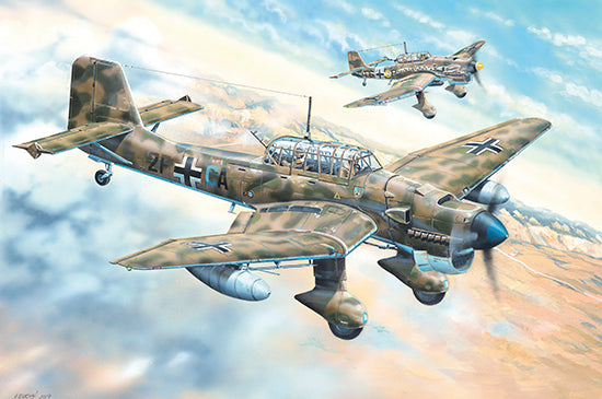 Trumpeter - 02423 - Junkers Ju-87R Stuka - 1:24