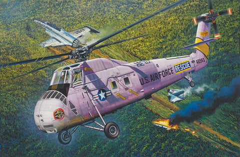 Trumpeter 02884 - Sikorsky HH-34J USAF Combat Rescue - 1:48
