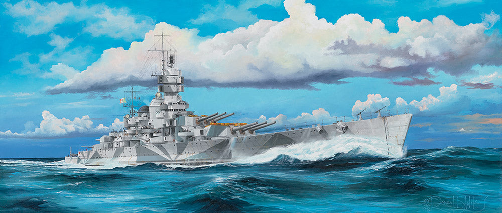 Trumpeter 05320 - Italian battleship RN Vittorio Veneto - 1:350