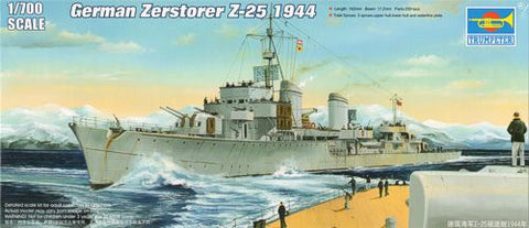 Zerstorer Z-25 1944 - 1:700 - Trumpeter - 05787 - @