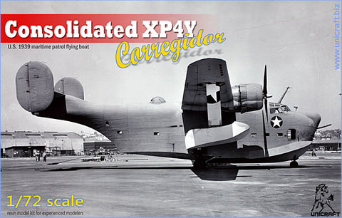 Unicraft 72117 - Consolidated XP4Y Corregidor, U.S. 1939 maritime patrol flying boat - 1:72