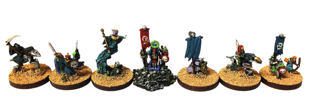 Undead Characters - 10mm - Warmaster - UNPAINTED