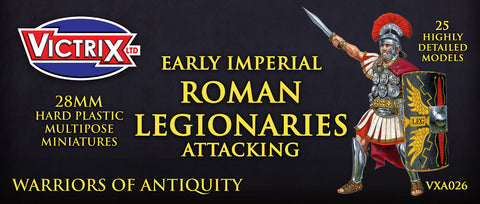 Early Imperial Roman Legionaries attacking - 28mm - Victrix - VXA026
