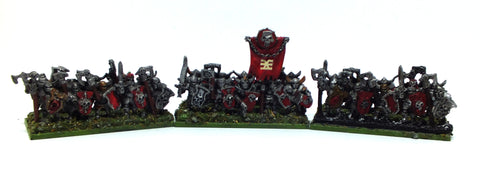 Chaos Warriors - 10mm - Red - Warmaster - PAINTED