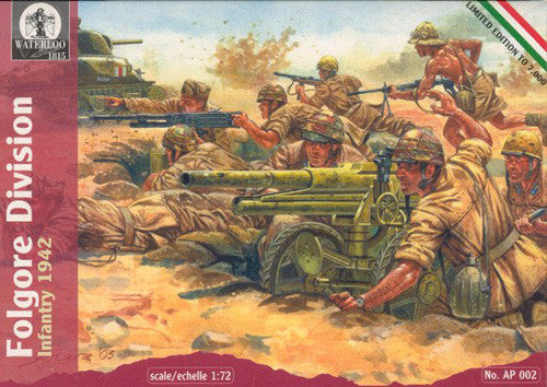 Folgore Division infantry 1942 - 1:72 - Waterloo 1815 - AP002