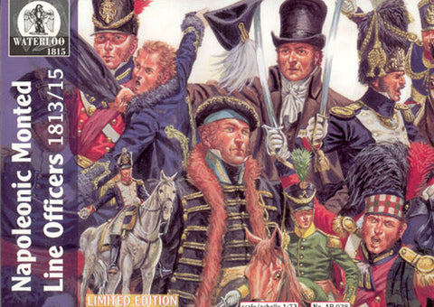 Napoleonic Monted line officers 1813/15 - 1:72 - Waterloo 1815 - AP028
