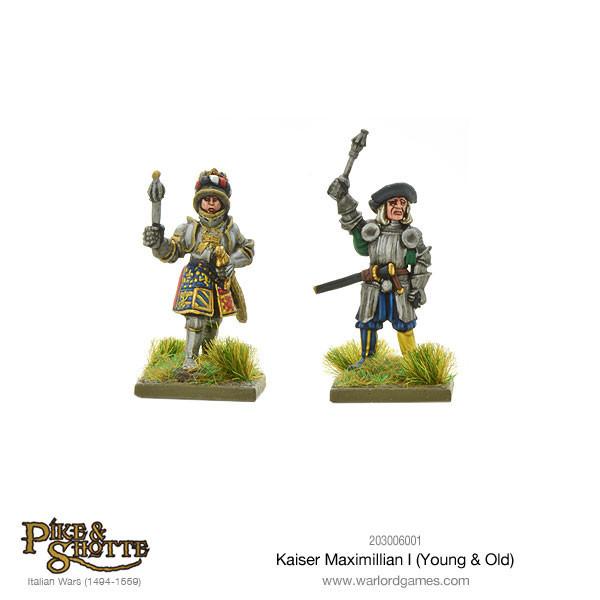 Kaiser Maximillian I (Young & Old) - 28mm - Pike & Shotte - 203006001