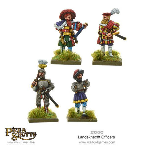 Landsknecht Officers - 28mm - Pike & Shotte - 203006003