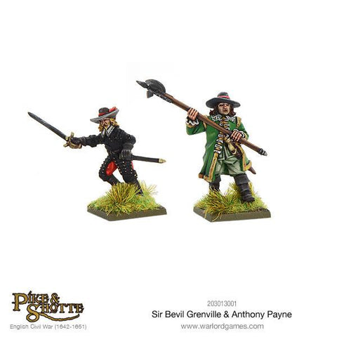 Sir Bevill Grenville & Anthony Payne - 28mm - Pike & Shotte - 203013001