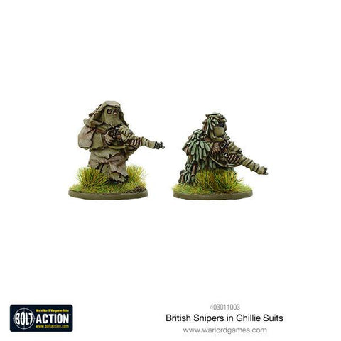 British Snipers in Ghillie suits - 28mm - Bolt Action - 403011003