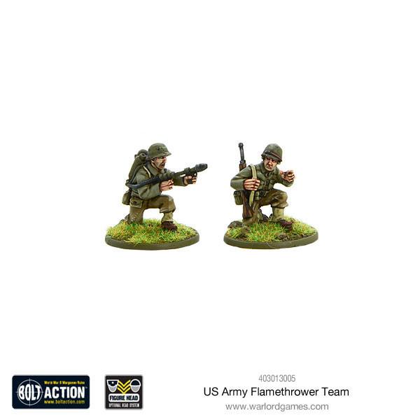 US Army Flamethrower team - 28mm - Bolt Action - 403014017