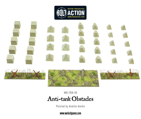 Anti-tank Obstacles - 28mm - Bolt Action - WG-TER-39