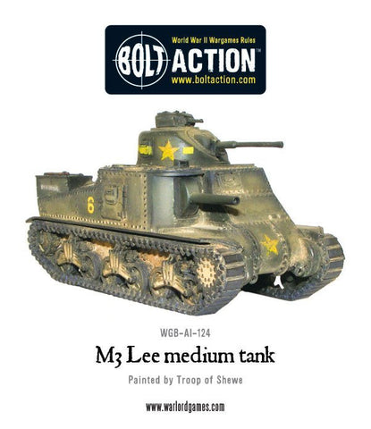 M3 Lee WWII Allied Medium Tank - 28mm - Bolt Action - WGB-AI-124