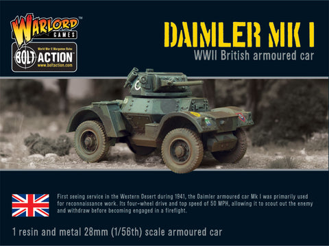 Warlord Games WGB-BI-160 - Daimler Mk1 Armoured Car