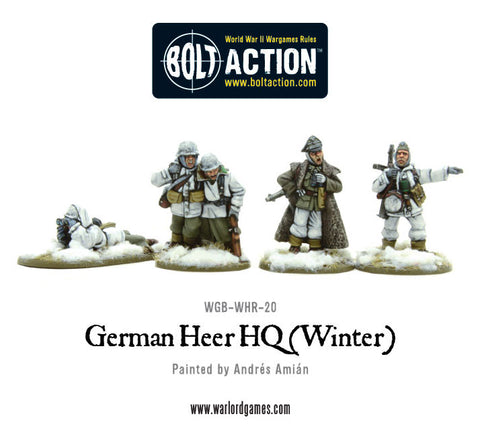 Warlord Games WGB-WHR-20 - German Heer (Winter) HQ