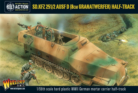 Sd-Kfz 251-2 Ausf D (8cm Granatwerfer) Half Track - 28mm - Bolt Action - WGBWM515