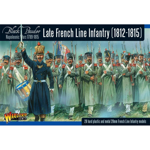 Napoleonic Late French Line Infantry (1812-1815) - 28mm - Black Powder WGN-FR-10