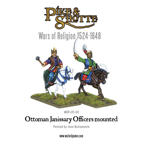 Ottoman Janissary Officers mounted - 28mm - Pike & Shotte - WGP-OT-50