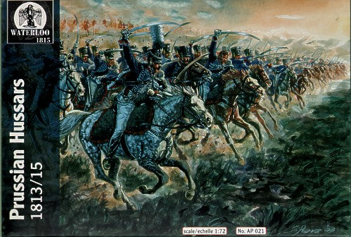 Waterloo 1815 - AP021- Prussian hussars 1813/15 - 1:72