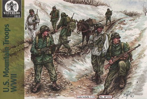 U.S. Mountain Troops WWII - 1:72 - Waterloo 1815 - AP031