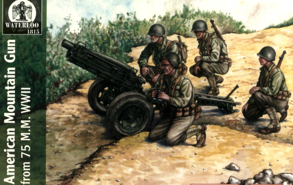American Mountain Gun - 1:72 - Waterloo 1815 - AP038