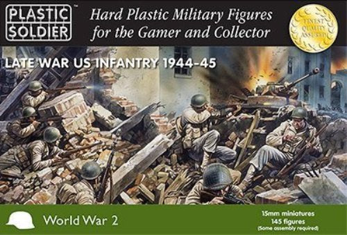 Plastic Soldier - WW2015006 - Late war US infantry 1944-45 - 15mm