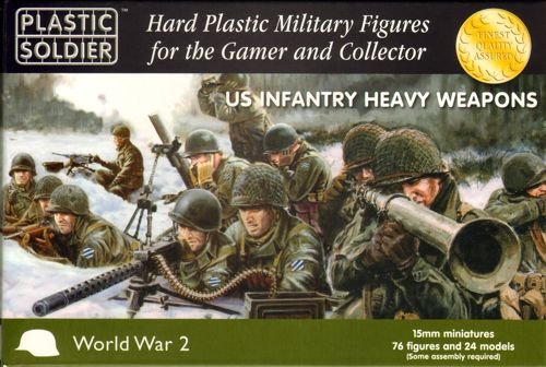US infantry heavy weapons - 15mm - Plastic Soldier - WW2015007