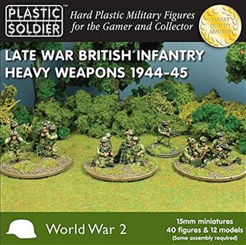 Late war British inf. heavy weapons 1944-45 - 15mm - Plastic Soldier WW2015010 @