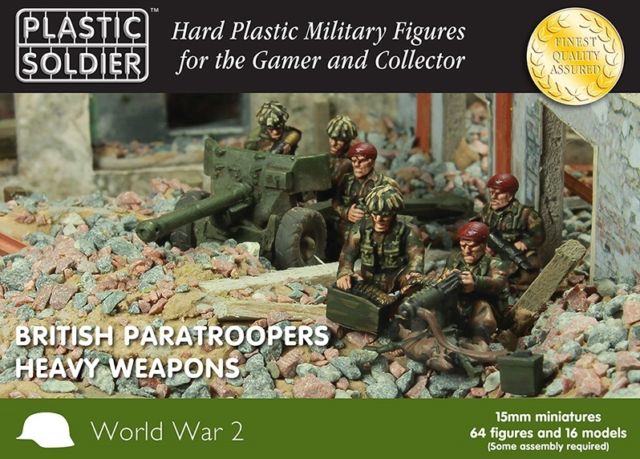 Plastic Soldier - WW2015016 - British paratroopers heavy weapons - 15mm