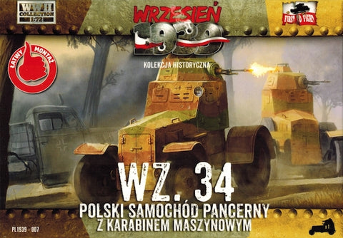 First to Fight - 007 - Wz.34 Polish Armored Car (simplified kit) - 1:72