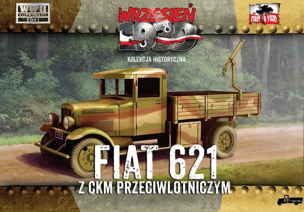 First to Fight - 017 - Polish Fiat 621 with AA machine gun - 1:72