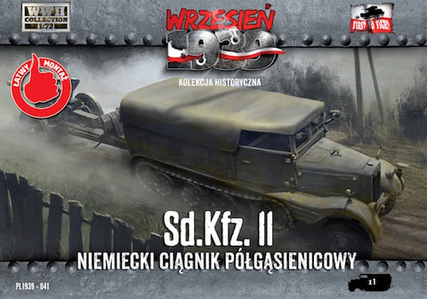German Sd.Kfz.11 - German Half-track tractor - First to Fight - 041 - 1:72