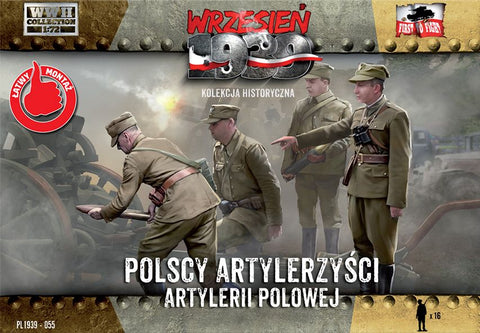 Polish Artillerymen figures - 1:72 - First to Fight - 055 - @