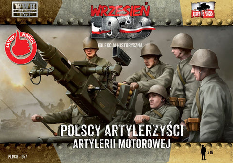 Polish Anti-Aircraft Gun Crew - 1:72 - First to Fight - 057 - @