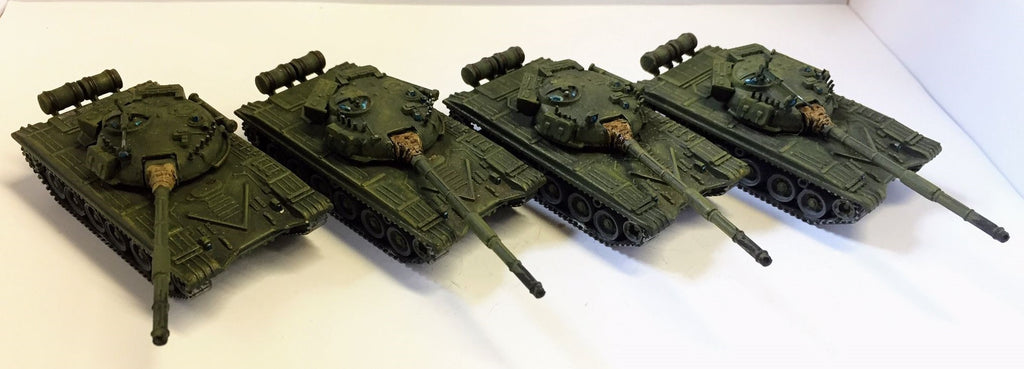 Tank T-72 Russian Nato (x4) - 1:87 - Roco - 800 - PAINTED