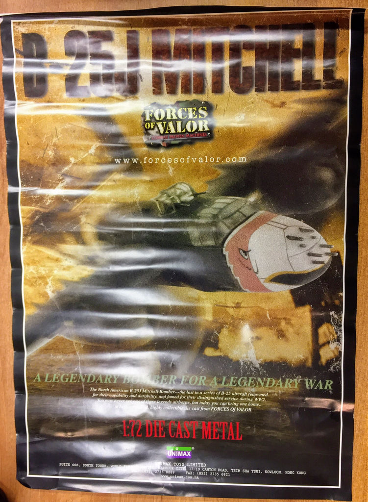 Unimax - B-25J - Mitchell - Force of Valor - Poster