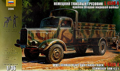 L-4500A German Heavy Cargo Truck - 1:35 - Zvezda - 3596
