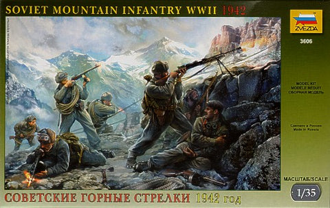 Soviet Mountain Troops WWII - 1:35 - Zvezda - 3606 - @