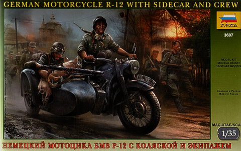 German WWII BMW R12 - 1:35 - Zvezda - 3607