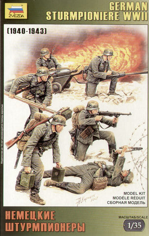 Zvezda - 3613 - Sturmpioniere 1940-1943 (WWII) - 1:35