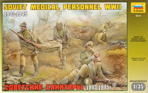 Soviet Medical Personel WWII - 1:35 - Zvezda - 3618